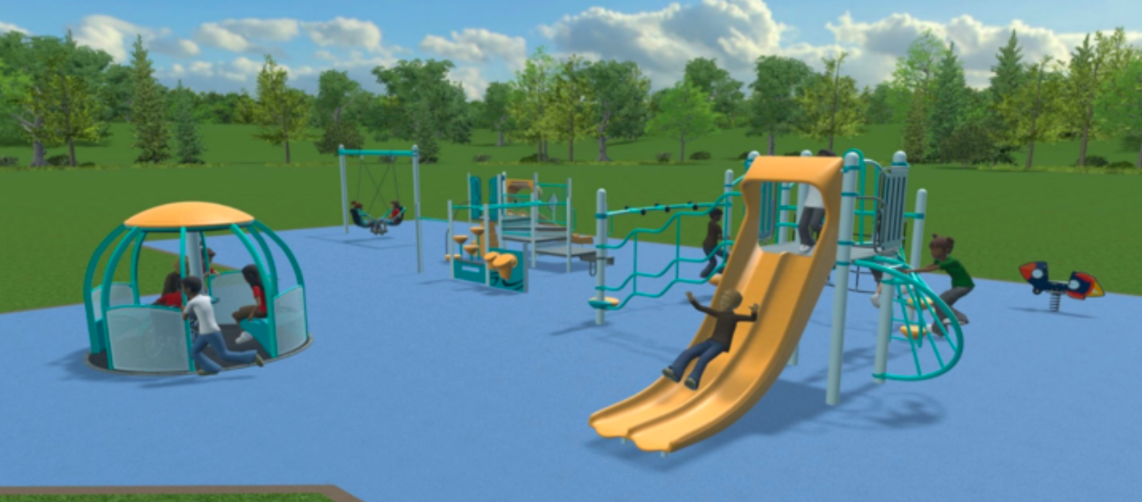 Sidney council opts for an accessible new playground for Brethour Park